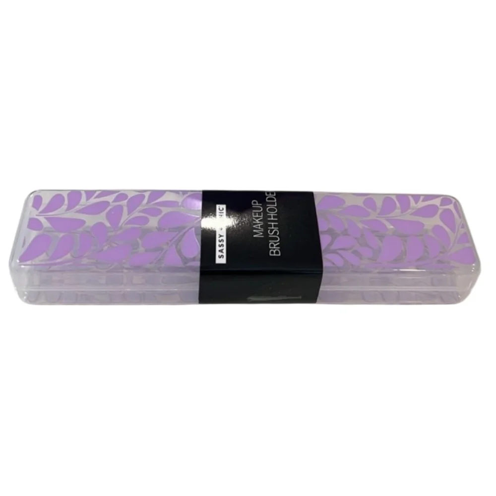Sassy + Chic Purple Makeup Brush‎ Holder Travel Holder Womens Makeup Accessories